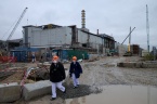 Workers and visitors in the Local Zone at ChNPP