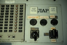 Local Automatic Regulator (LAR) on A Desk (reactor control engineer's position) in Unit 2 at Chernobyl.