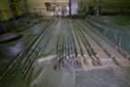 Upper stringers for fuel bundles in the Unit 2 reactor hall.